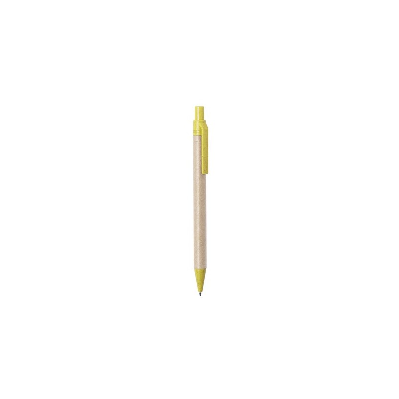 Stylo Éco-responsable Personnalisé - Desok Matières : carton recyclé Couleurs : vert accessoire événementiel unique