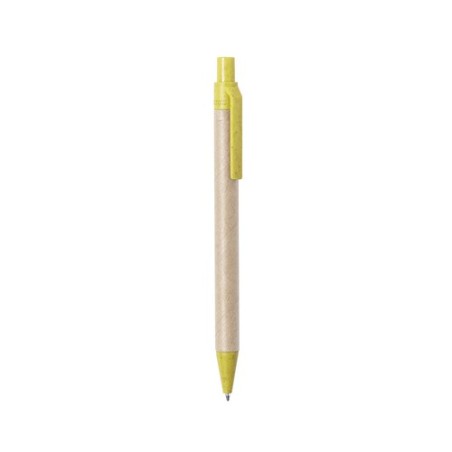 Stylo Éco-responsable Personnalisé - Desok Matières : carton recyclé Couleurs : vert accessoire événementiel unique