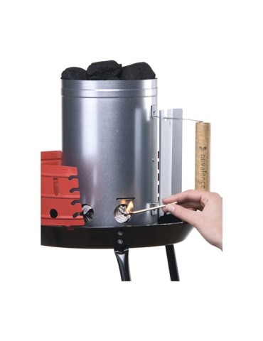 Cheminee Allume-Barbecue 2