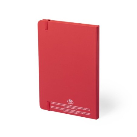 Bloc Notes Antibactérien Personnalisé Kioto Matières : PU Couleurs : noir cadeau affaires élégant