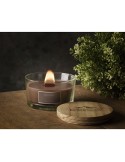 Wooosh Flame Scented Candle Dark Amber bougie parfumée