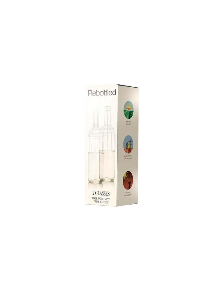 Rebottled® Tumbler 2-pack verres
