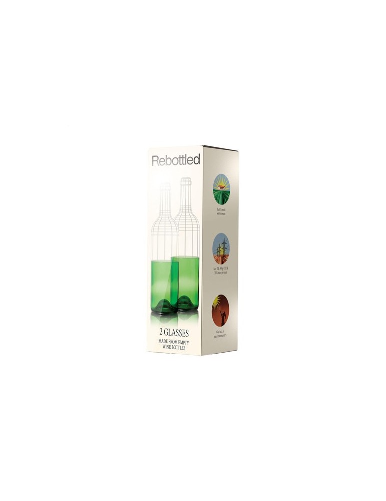 Rebottled® Tumbler 2-pack verres