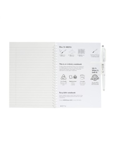 MOYU Erasable Stone Paper Notebook SoftCover 18 pages