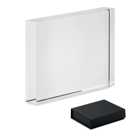 Cadre Trophée en Cristal BLO - Élégance et Distinction Personnalisé