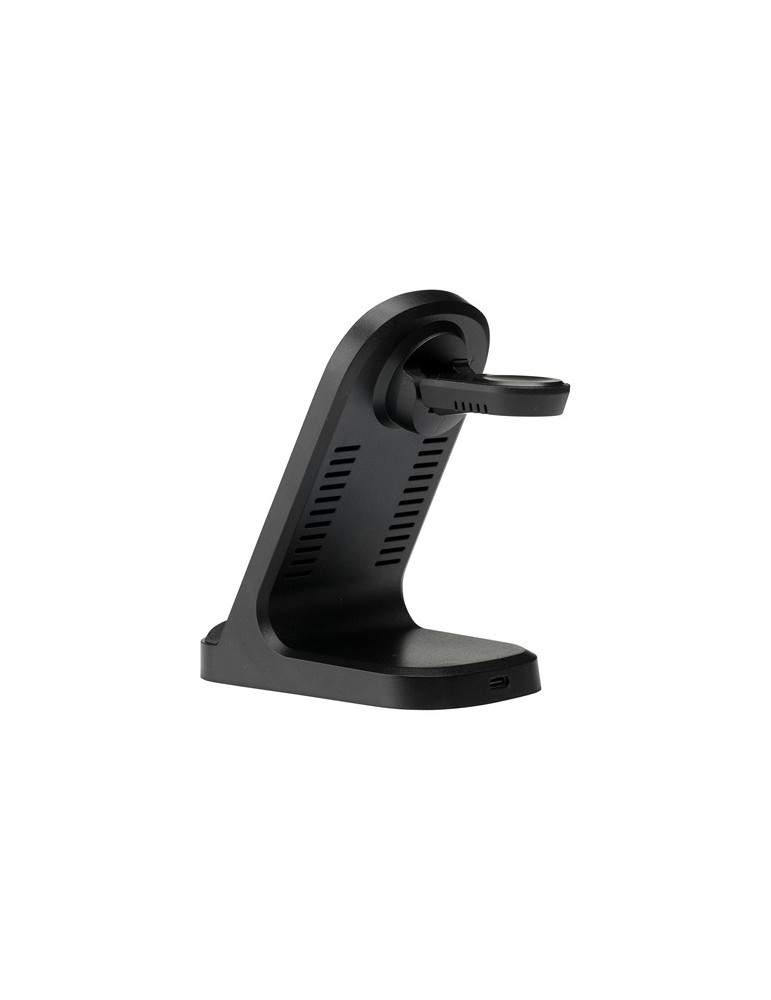 Triple-Up RCS Recycled ABS Wireless Charger Stand
