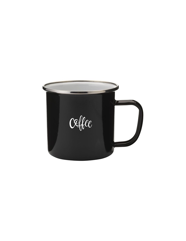 Retro Silver Mug en Émail 350 ml