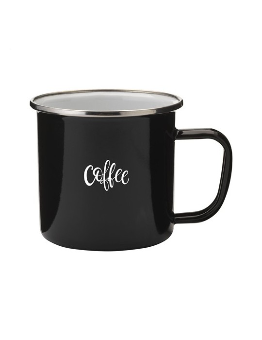 Retro Silver Mug en Émail 350 ml