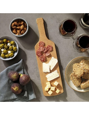 Bowls and Dishes - Bois de hêtre - Wine Bottle Board planche de servir