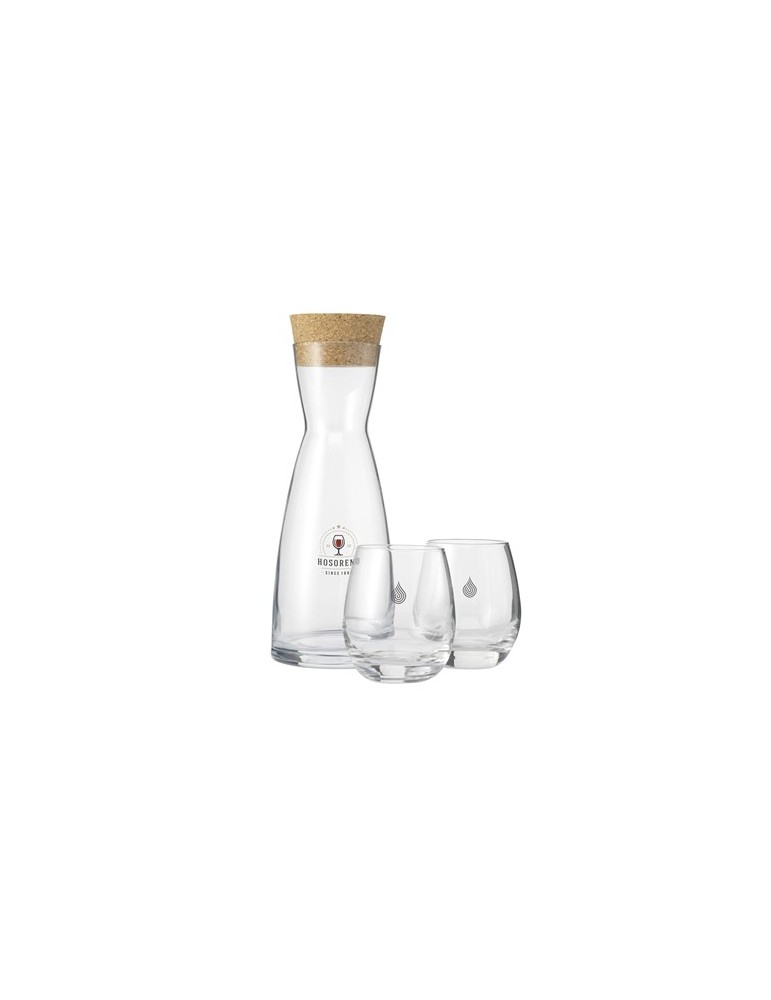Ypsilon Carafe 1 L avec un bouchon en liège
