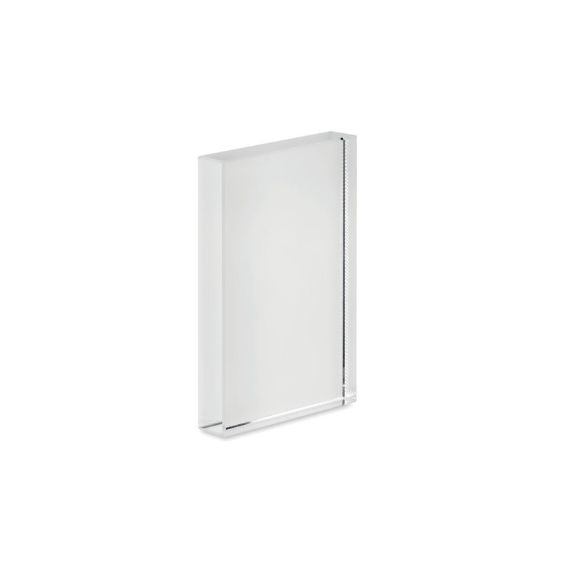 Cadre trophée en cristal personnalisé - Cadeau d'entreprise BLO Matières : verre Couleurs : transparent cadeau entreprise pas ch