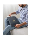 Recycled Leather Laptop Sleeve 16"