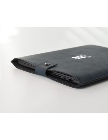 Recycled Leather Laptop Sleeve 16"