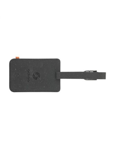 Recycled Leather Luggage Tag 'étiquette de bagage