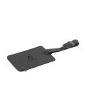 Recycled Leather Luggage Tag 'étiquette de bagage