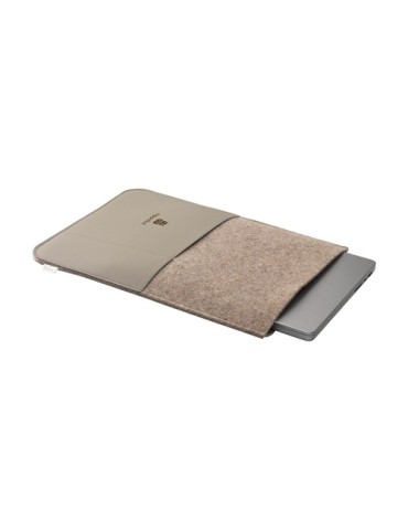 Recyc Felt&Apple Imitation Leather LaptopSleeve 16p