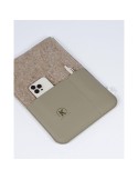 Recyc Felt&Apple Imitation Leather LaptopSleeve 16p