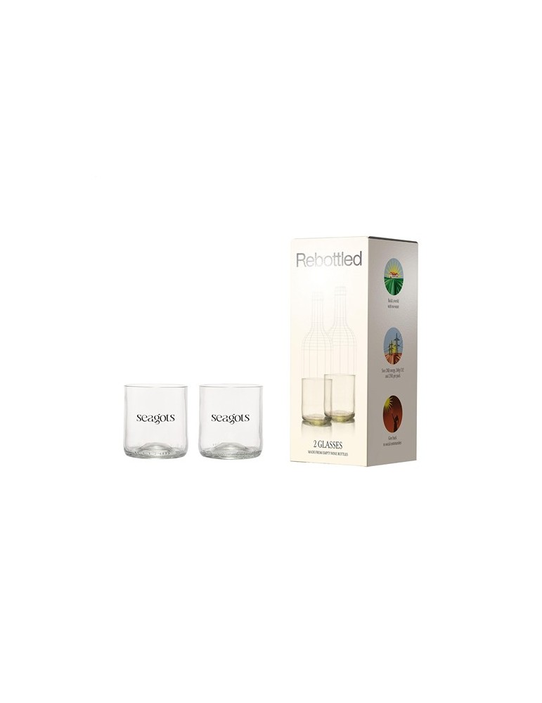Rebottled® Short Tumbler 2-pack verres