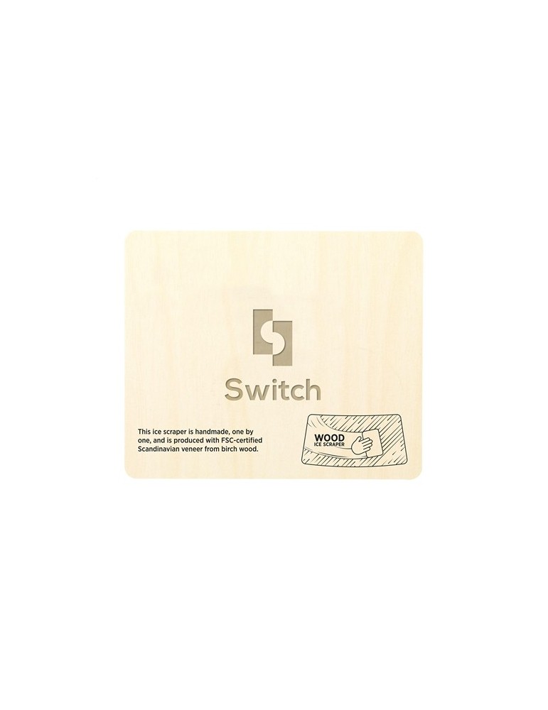 Wood Ice Scraper