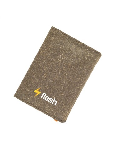 Recycled Leather Passport Holder étui à passeport