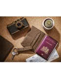 Recycled Leather Passport Holder étui à passeport