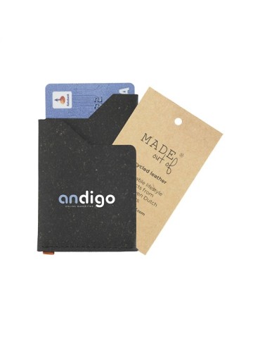 Recycled Leather Cardholder porte-cartes