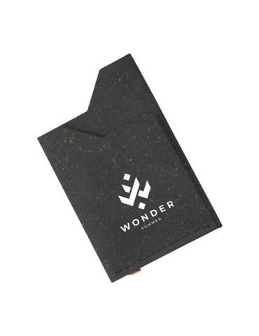Recycled Leather Cardholder porte-cartes