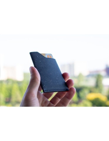 Recycled Leather Cardholder porte-cartes