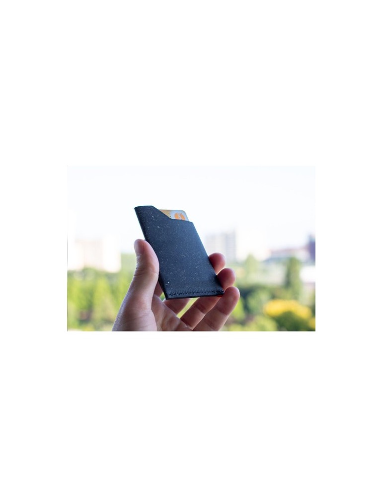 Recycled Leather Cardholder porte-cartes
