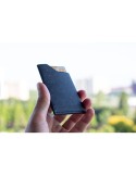 Recycled Leather Cardholder porte-cartes