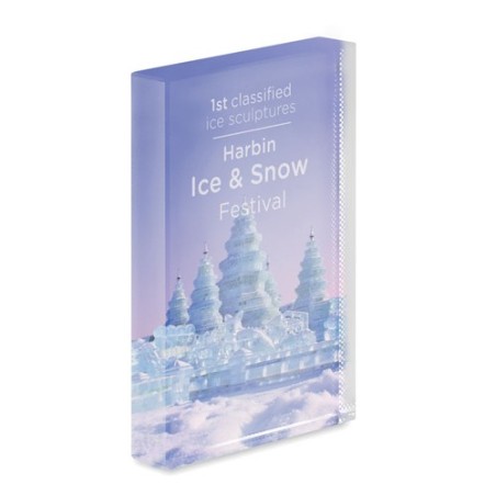 Cadre Trophée en Cristal BLO - Élégance et Distinction Personnalisé