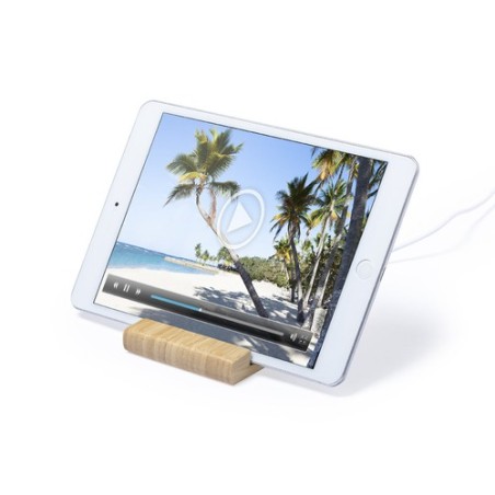 Chargeur Vartol sans fil en bambou 15W