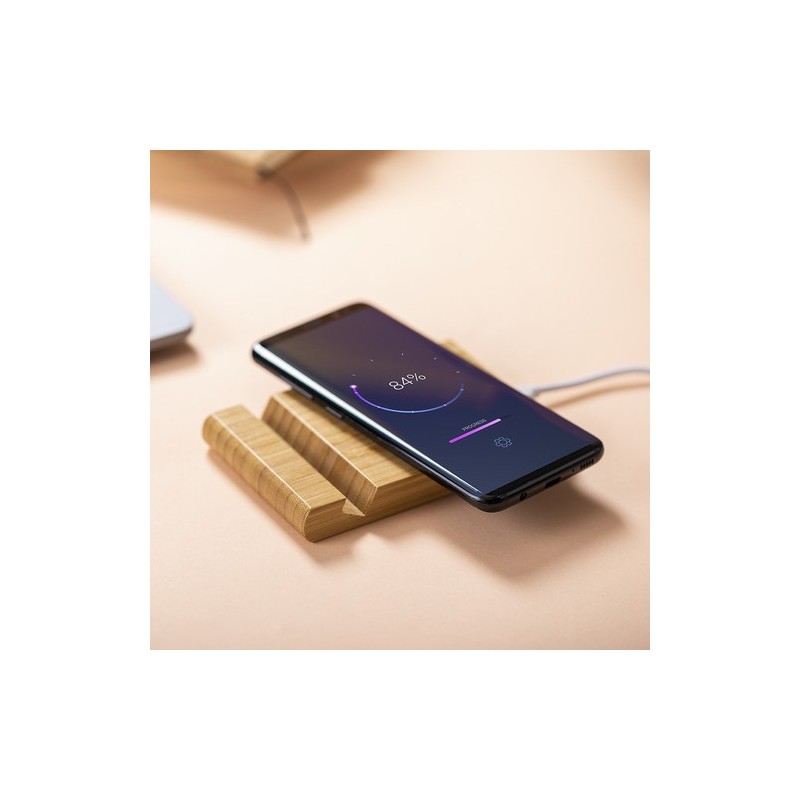 Chargeur Éco-responsable Pratique Personnalisé Vartol Matières : bambou livraison express 24h 48h