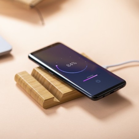Chargeur Éco-responsable Pratique Personnalisé Vartol Matières : bambou livraison express 24h 48h