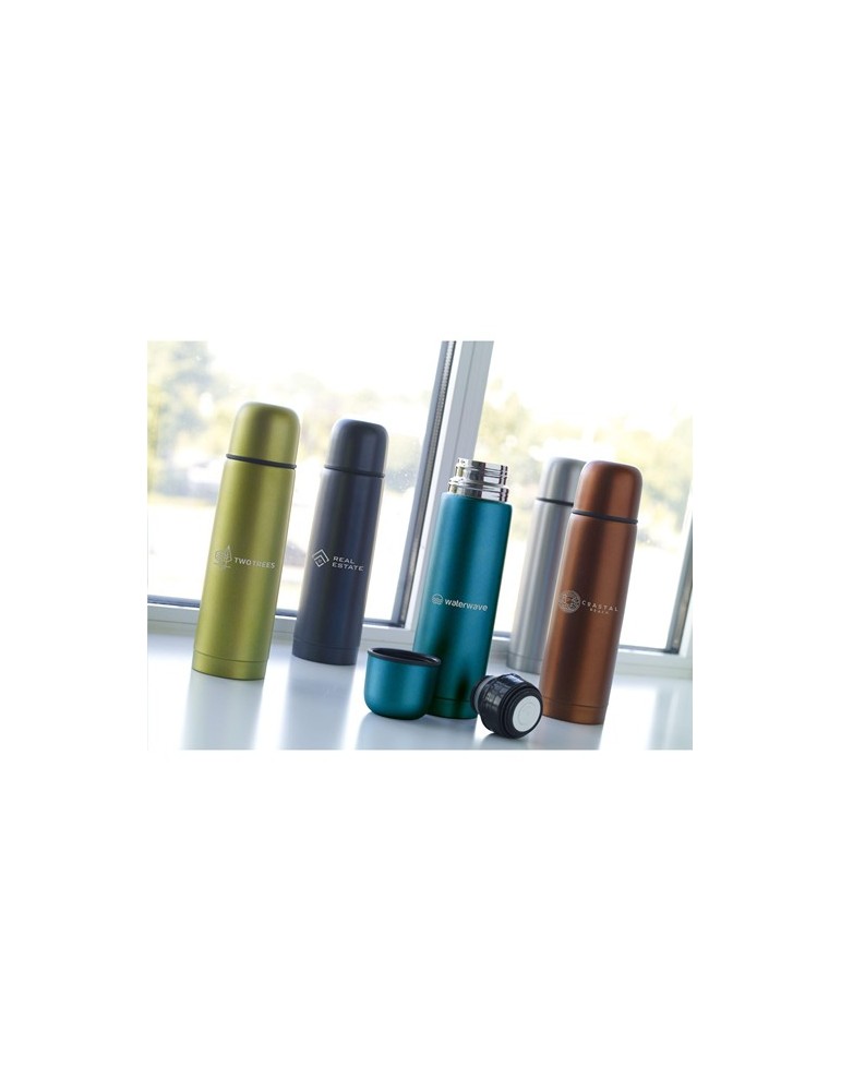 Frosted Bottle RCS Recycled Steel 500 ml bouteille