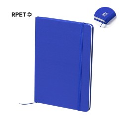 Bloc Notes Éco-responsable Personnalisé de Meivax Couleurs : noir Matières : polyester recyclé 2