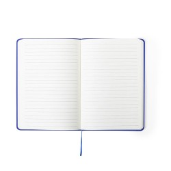 Bloc Notes Éco-responsable Personnalisé de Meivax Couleurs : bleu Matières : polyester recyclé objet promotionnel éco-responsabl