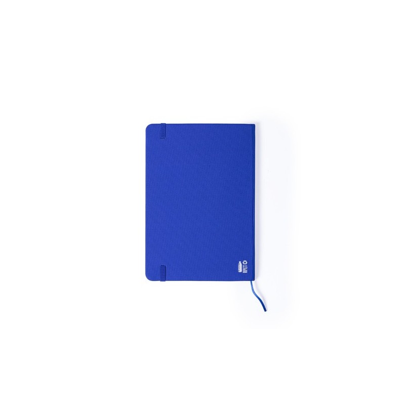 Bloc Notes Éco-responsable Personnalisé de Meivax Couleurs : bleu Matières : polyester recyclé accessoire événementiel unique