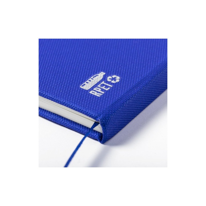 Bloc Notes Éco-responsable Personnalisé de Meivax Couleurs : bleu Matières : polyester recyclé cadeau affaires élégant
