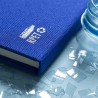 Bloc Notes Éco-responsable Personnalisé de Meivax Couleurs : blanc Matières : polyester recyclé cadeau collaborateur premium