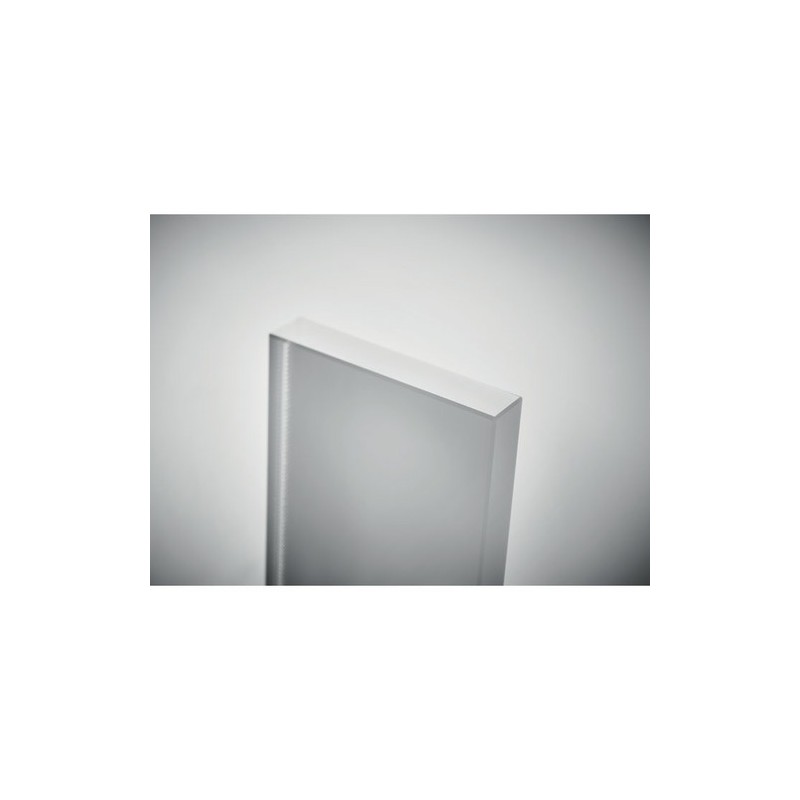 Cadre trophée en cristal personnalisé - Cadeau d'entreprise BLO Matières : verre Couleurs : transparent objet promotionnel éco-r