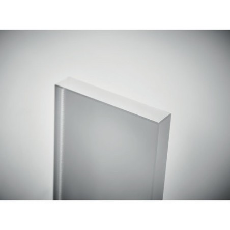 Cadre trophée en cristal personnalisé - Cadeau d'entreprise BLO Matières : verre Couleurs : transparent objet promotionnel éco-r