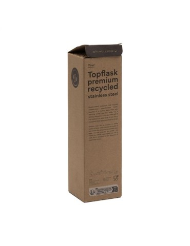Topflask Premium RCS Recycled Steel 500 ml bouteille