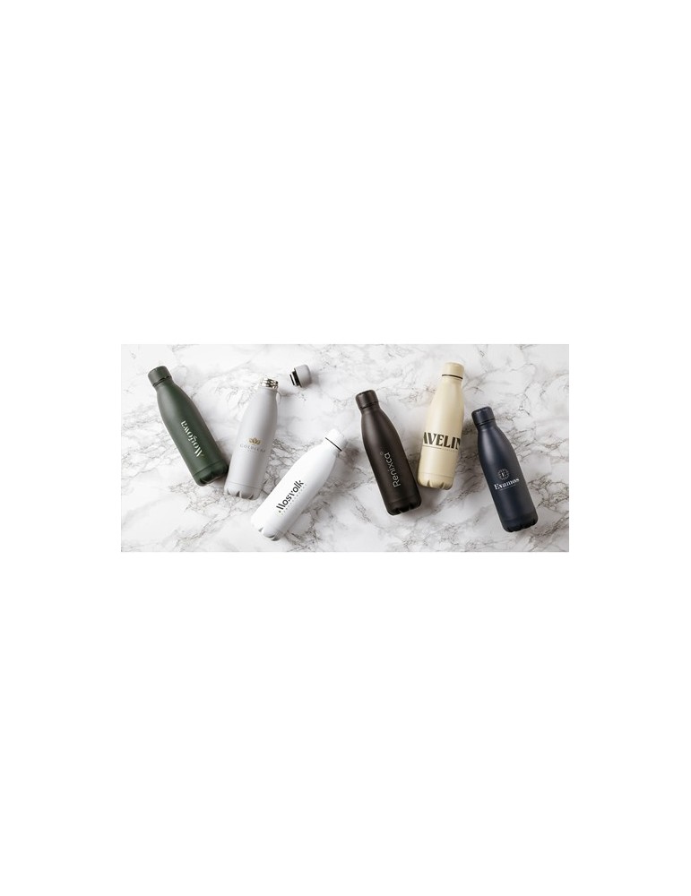 Topflask Premium RCS Recycled Steel 500 ml bouteille