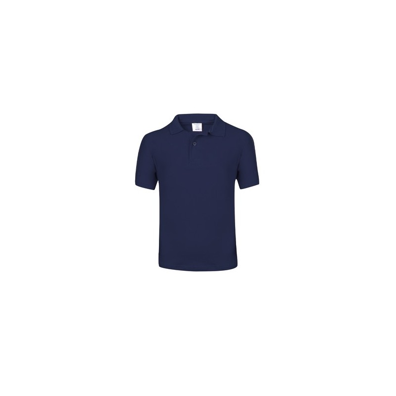 Polo Enfant Couleur Personnalisé YPS180 "keya" Matières : coton Taille textile : XS Couleurs : bleu marine foncé goodies publici