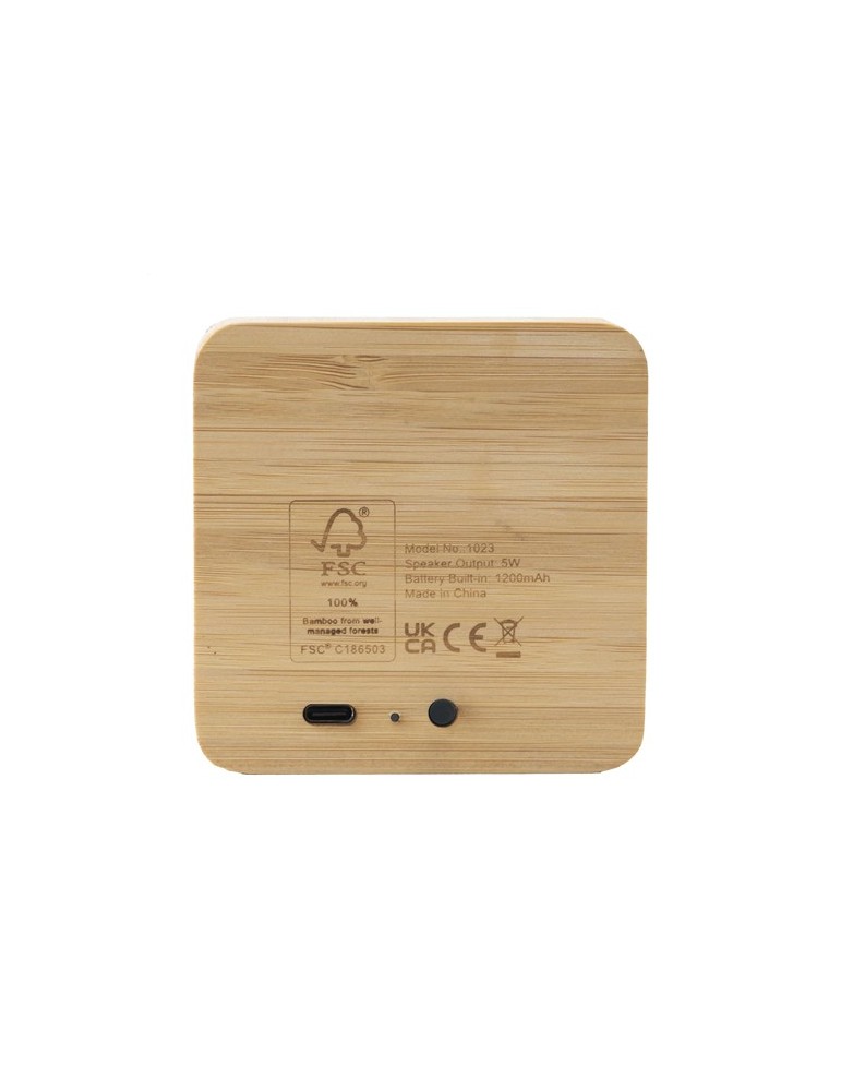 Sonido 5W Bamboo Wireless Speaker