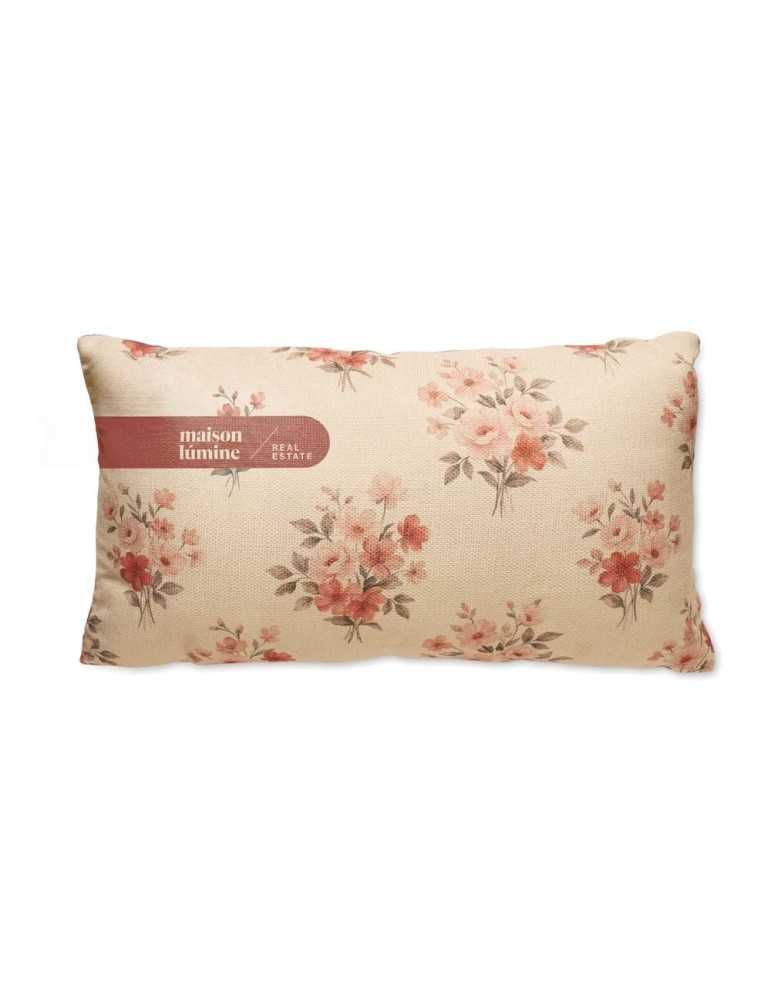 Housse de coussin effet lin personnalisée - Goodies Pub France
