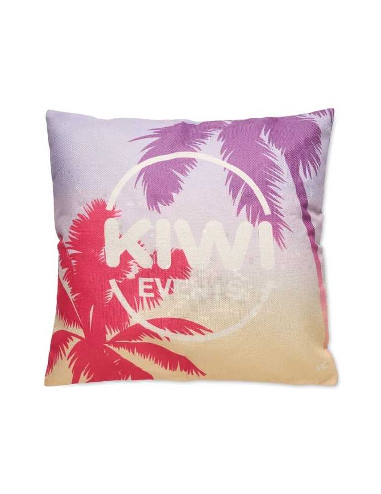Coussin carré personnalisé effet lin - Goodies Pub France