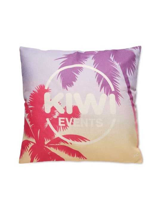 Coussin carré personnalisé effet lin - Goodies Pub France