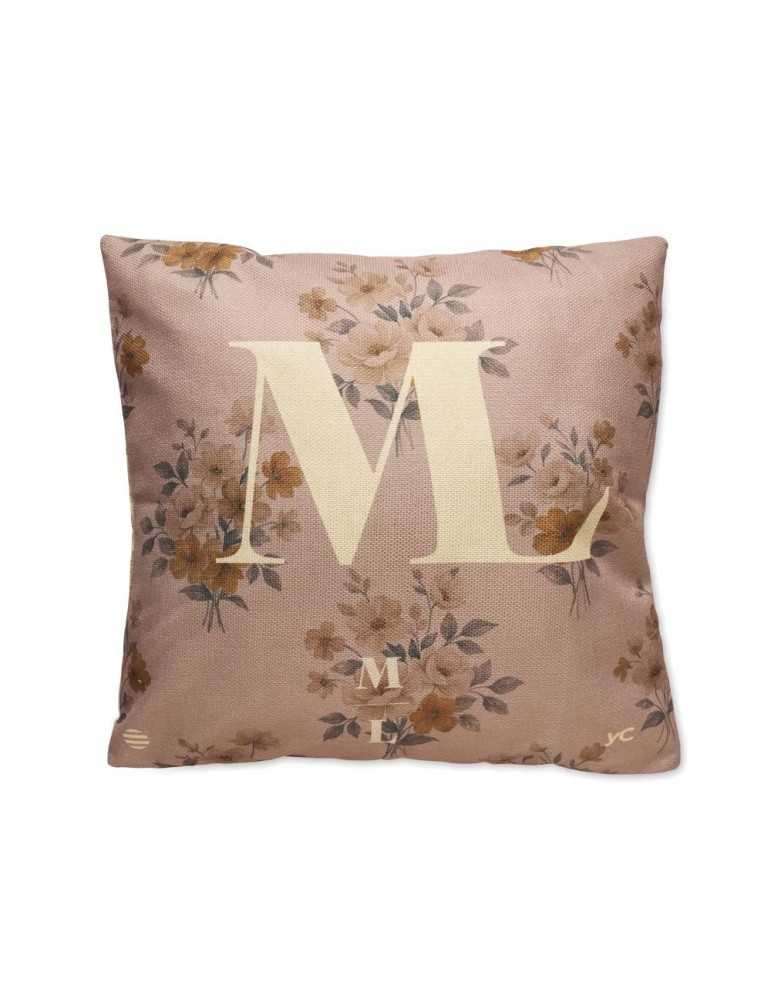 Coussin carré personnalisé effet lin - Goodies Pub France